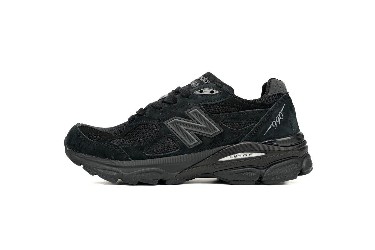 990 Black Sport style Sneakers